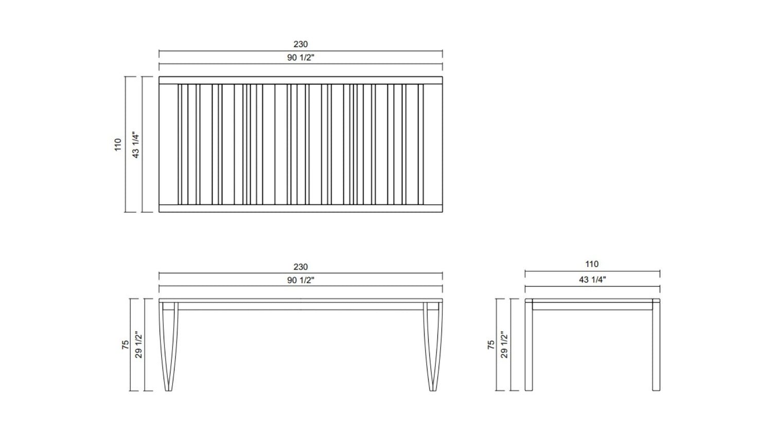 NORONHA DINING TABLE