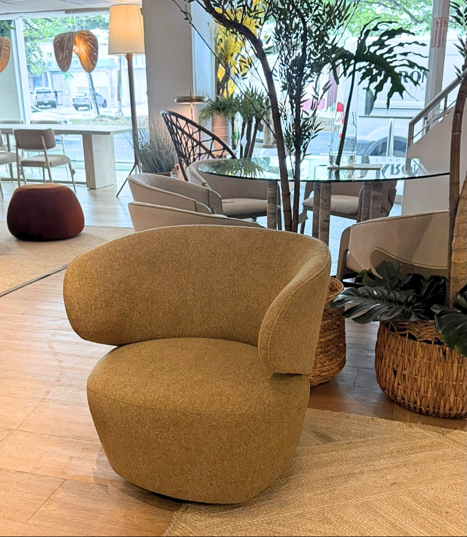 BLOOM SWIVEL ARMCHAIR