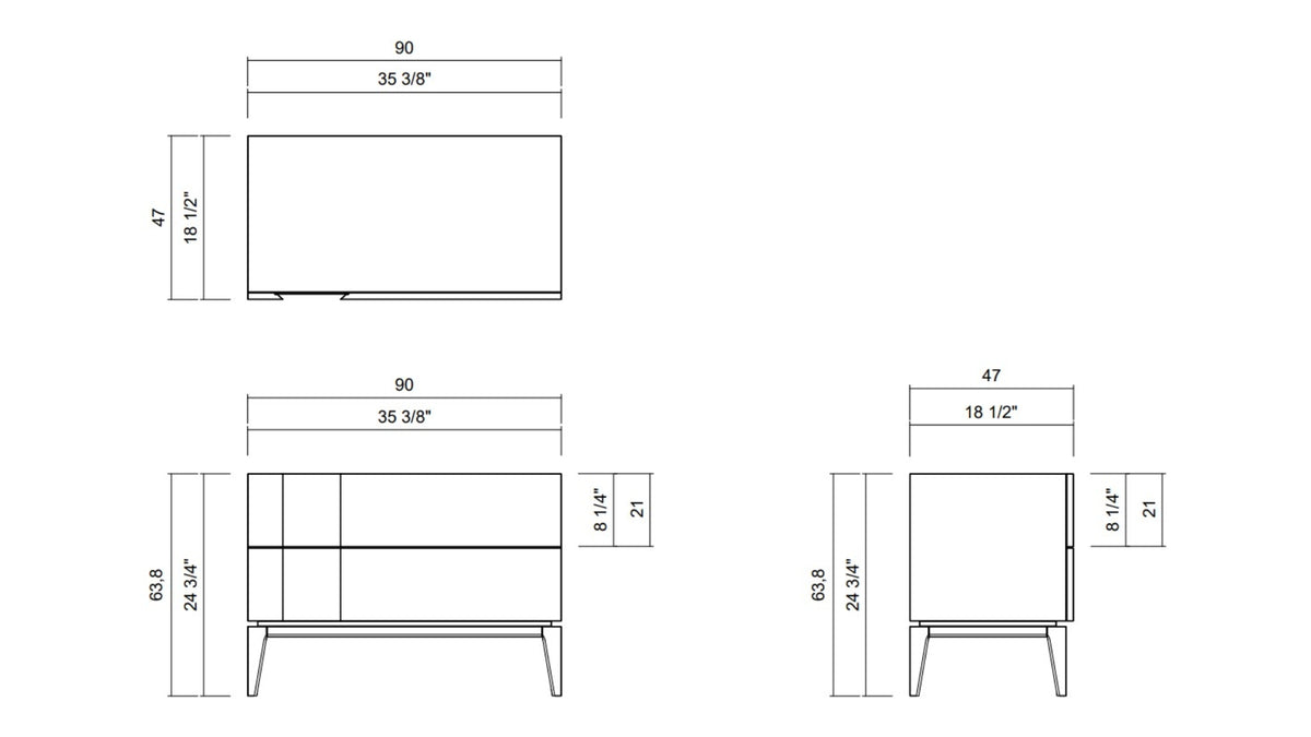 MEZZO NIGHTSTAND