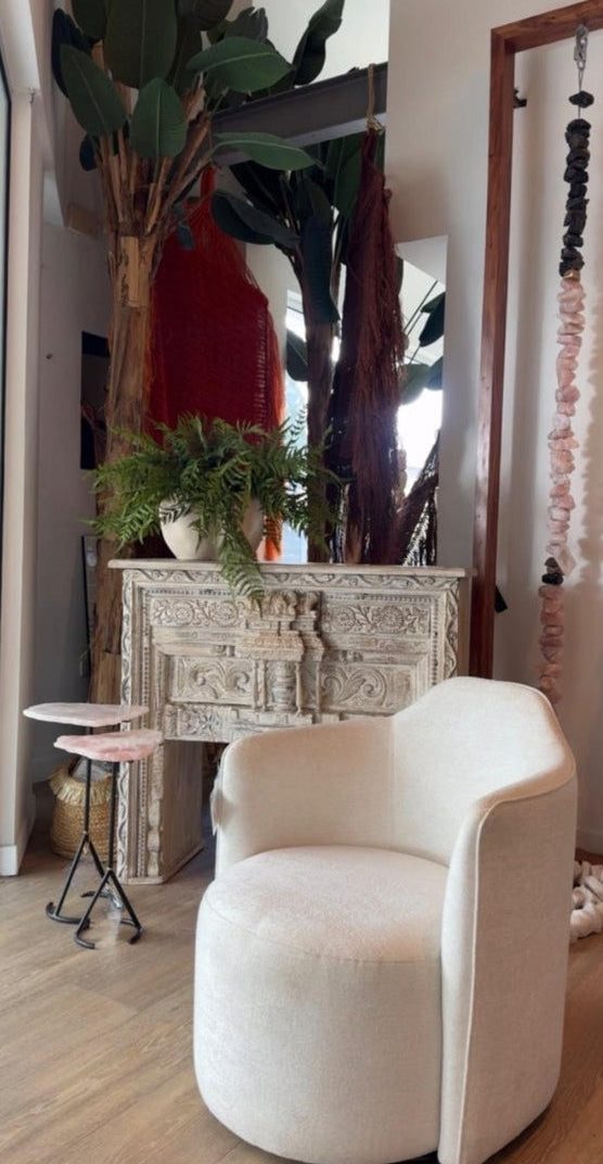 ROSE QUARTZ SIDE TABLE SET