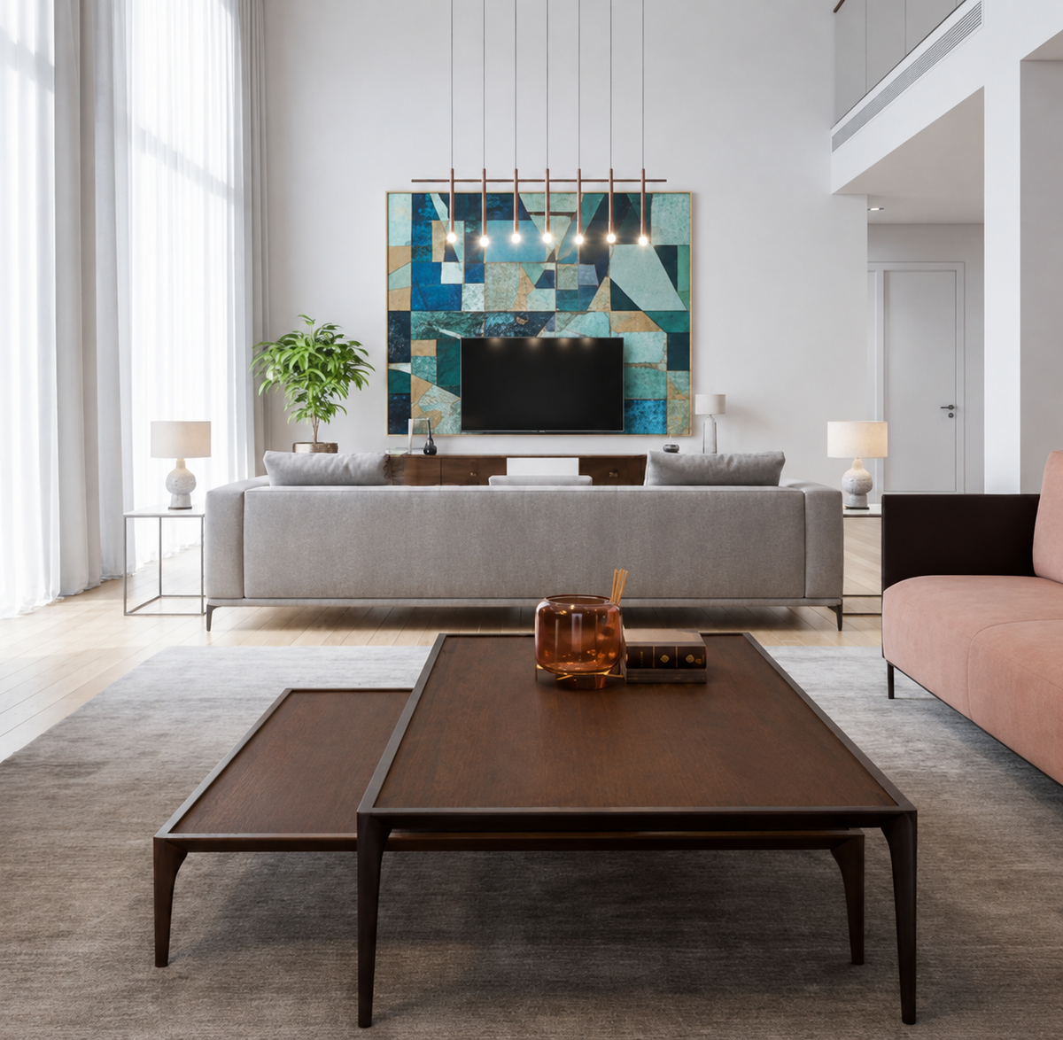 MOGANO COFFEE TABLE