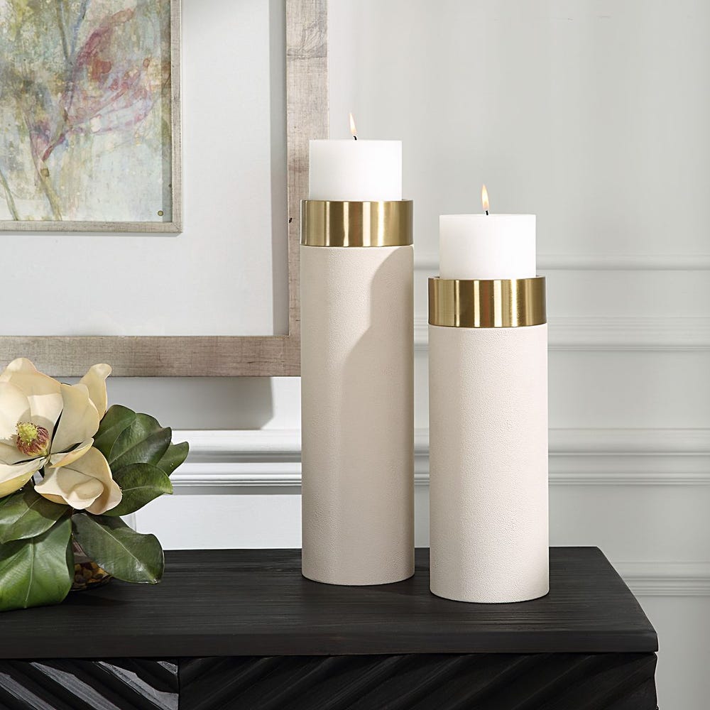 WESSEX CANDLEHOLDERS SET