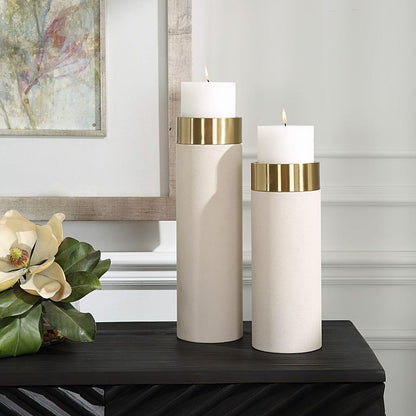 WESSEX CANDLEHOLDERS SET