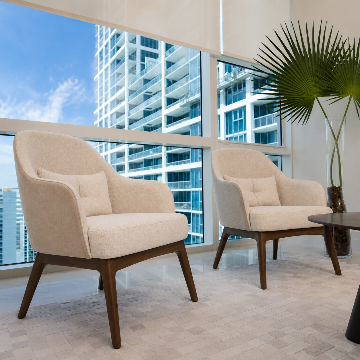 LUMA ARMCHAIR &amp; OTTOMAN