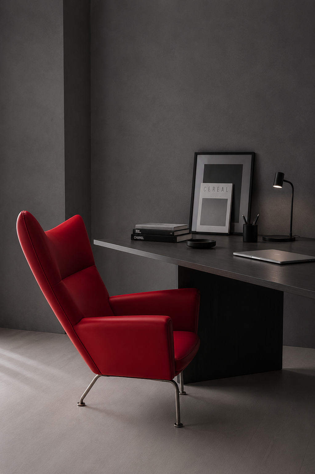 RED ACCENT CHAIR