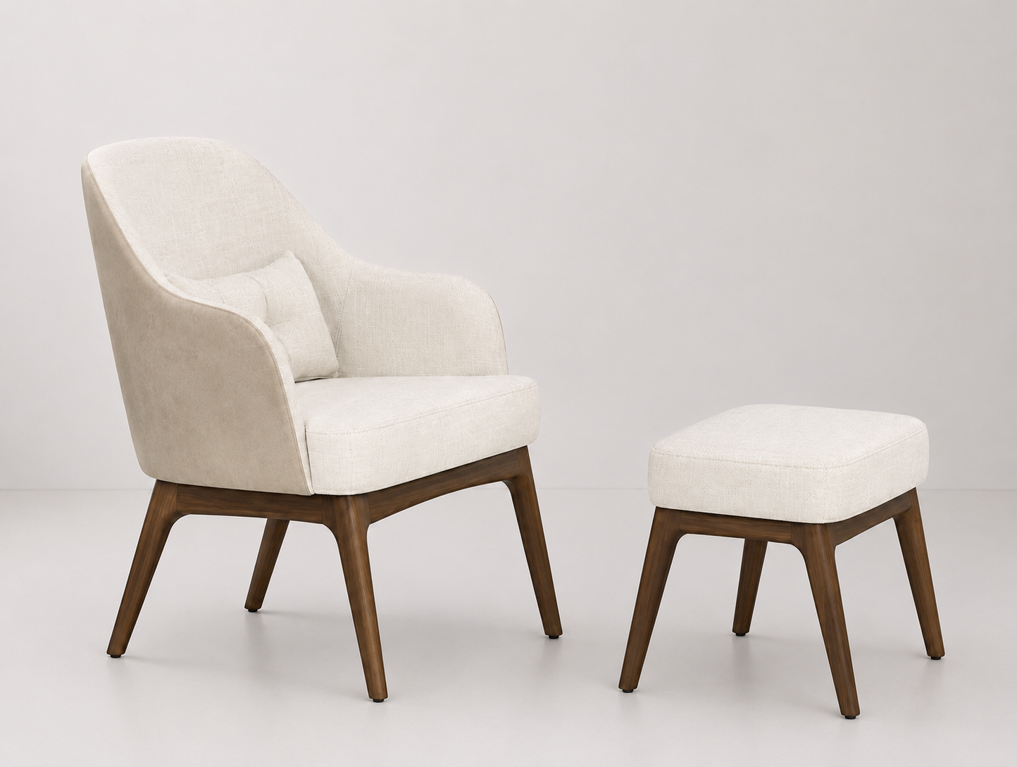 LUMA ARMCHAIR &amp; OTTOMAN