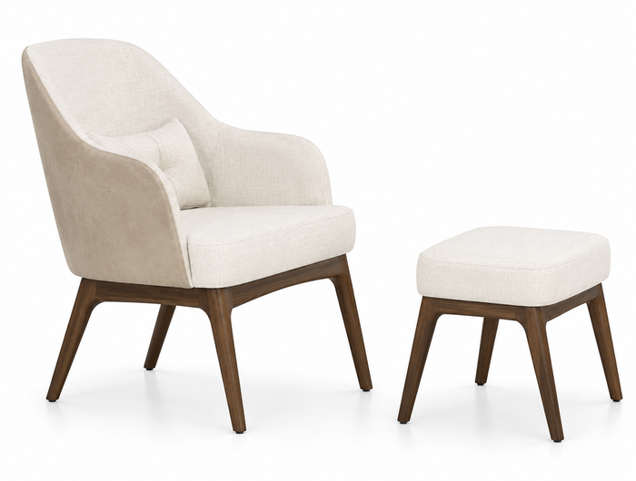 LUMA ARMCHAIR & OTTOMAN