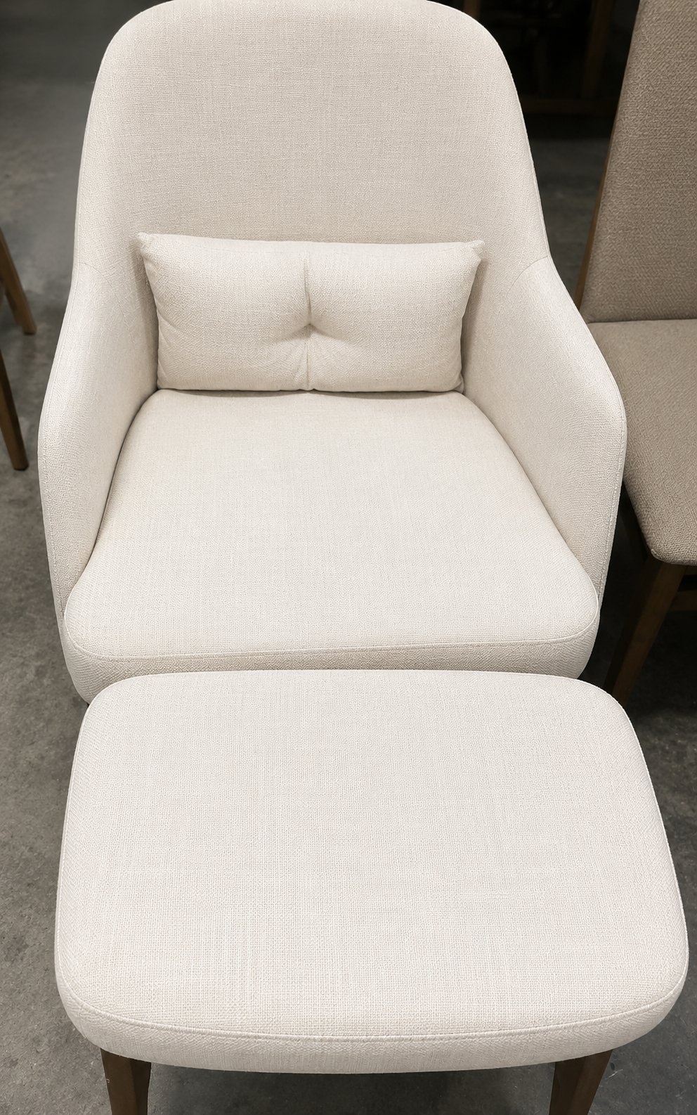 LUMA ARMCHAIR &amp; OTTOMAN