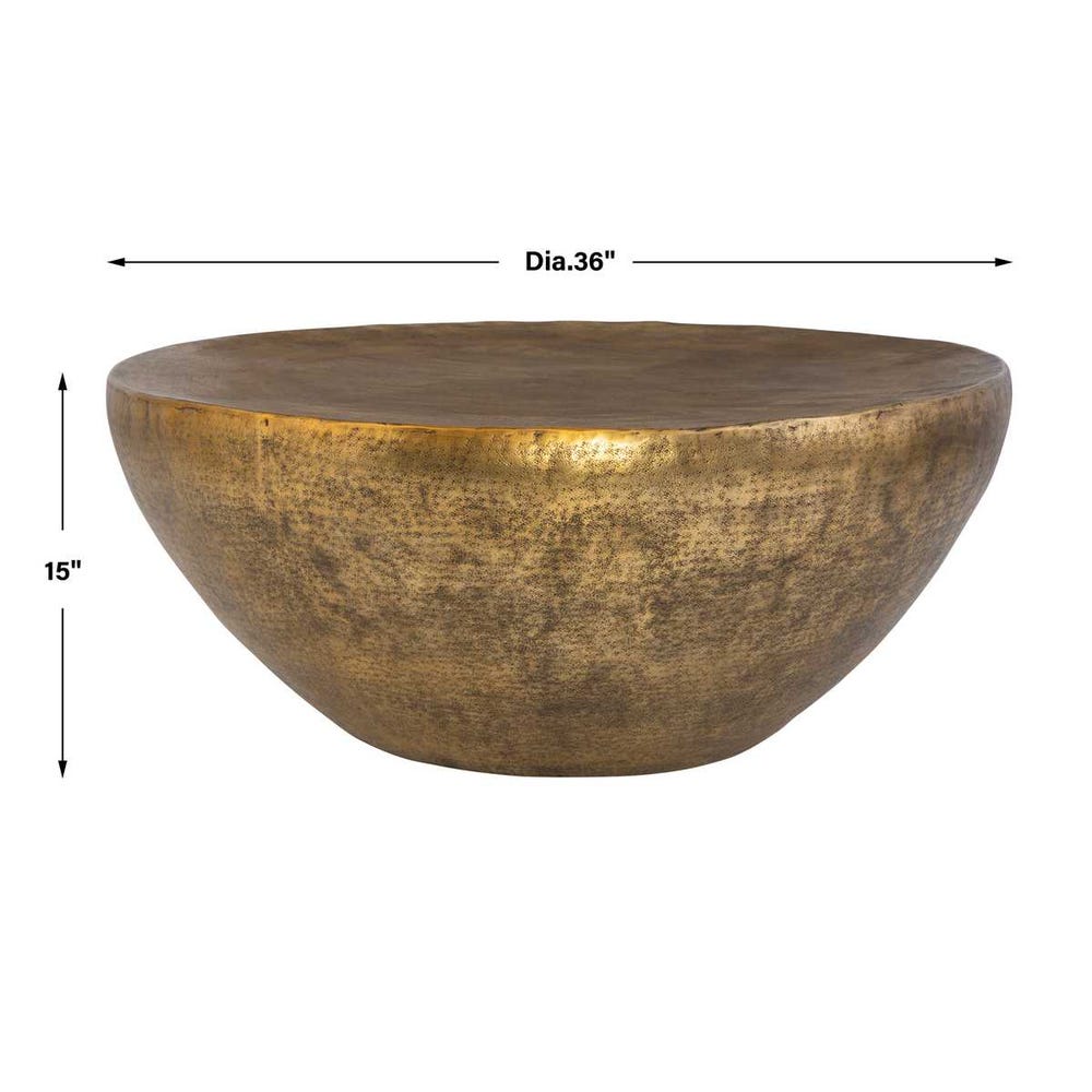 GILDED DOME COFFEE TABLE